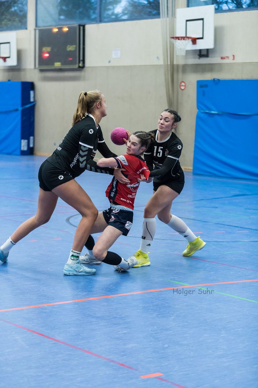 Bild 56 - B-Juniorinnen SG HH Nord - SV Henstedt Ulzburg : Ergebnis: 23:22